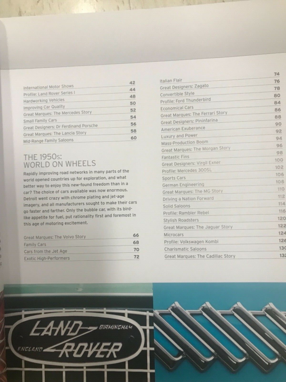THE CLASSIC CAR BOOK COMPLETE ALL TIME, VISUAL HISTORY,BEST SELLER