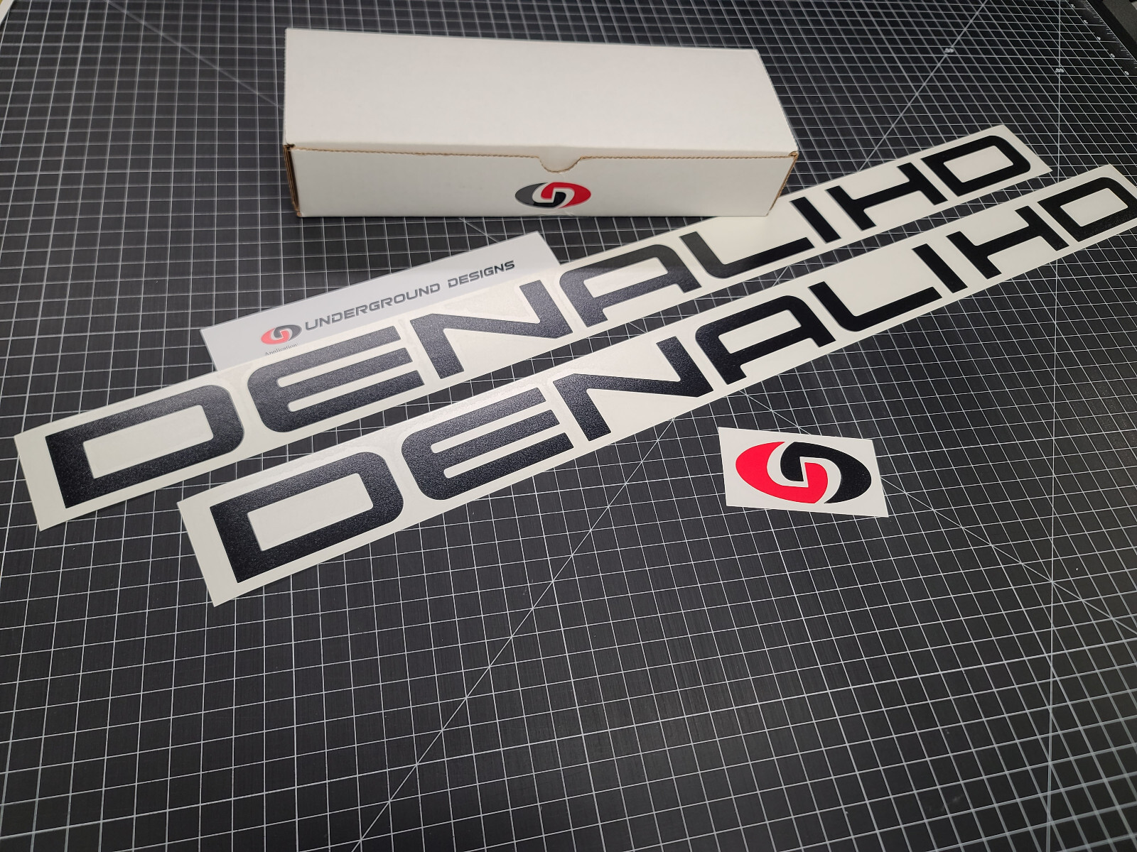 DENALI Decals (2pk) Truck Bedside Fender Stickers Fits GMC Sierra 2500 3500 HD