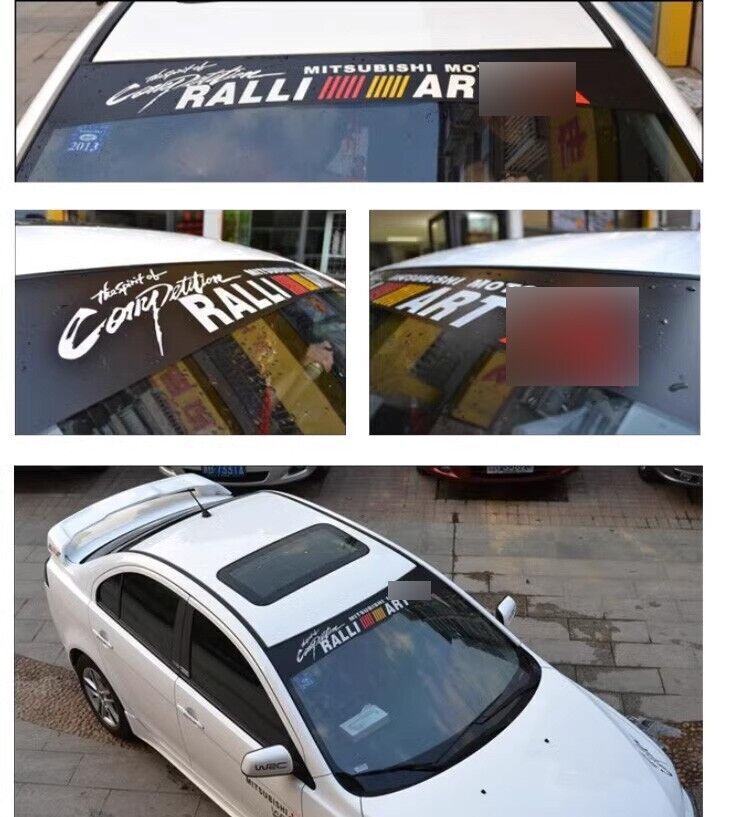 Universal Reflective Car Front Windshield Decal Vinyl Sticker Easy to Install