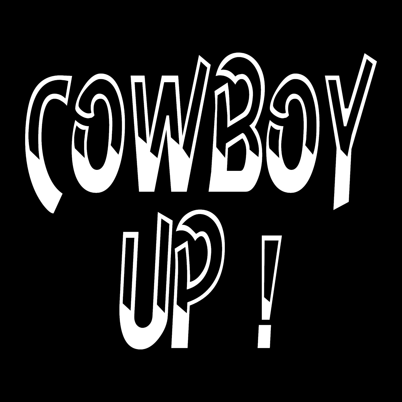 Cowboy Up Country Western Car Truck Window Wall Laptop Vinyl Decal Sticker.