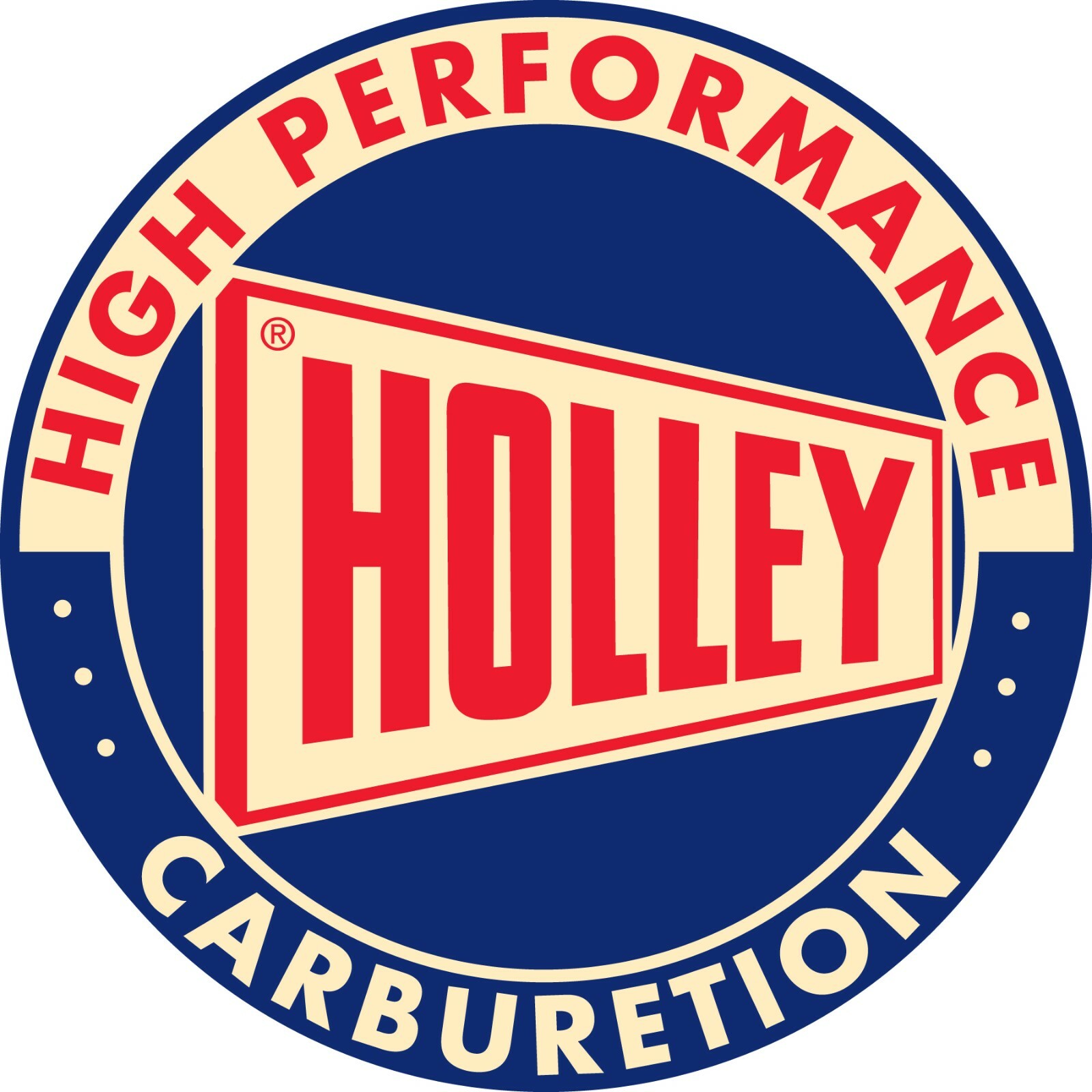 HOLLY HIGH PERFORMANCE CARBURETORS  4″ UV LAMINATED + Bonus Smaller Random Decal