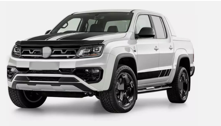 Fits VW Amarok Graphics Kit Bonnet Rear Side Stripes Decals Kit 4×4 Utility