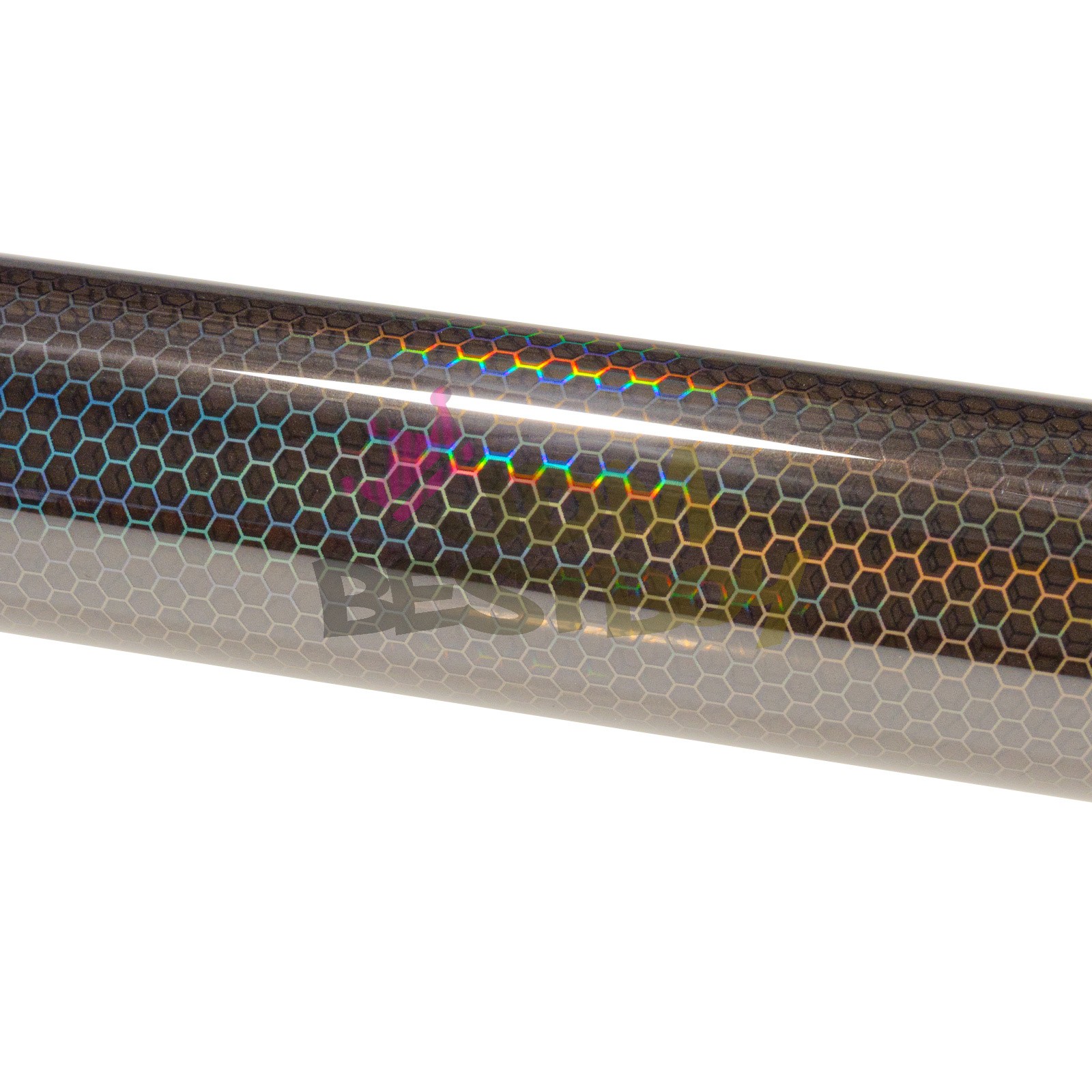 Headlight Hex Holographic Gloss Medium Smoke Taillight Tint Film Fog Light