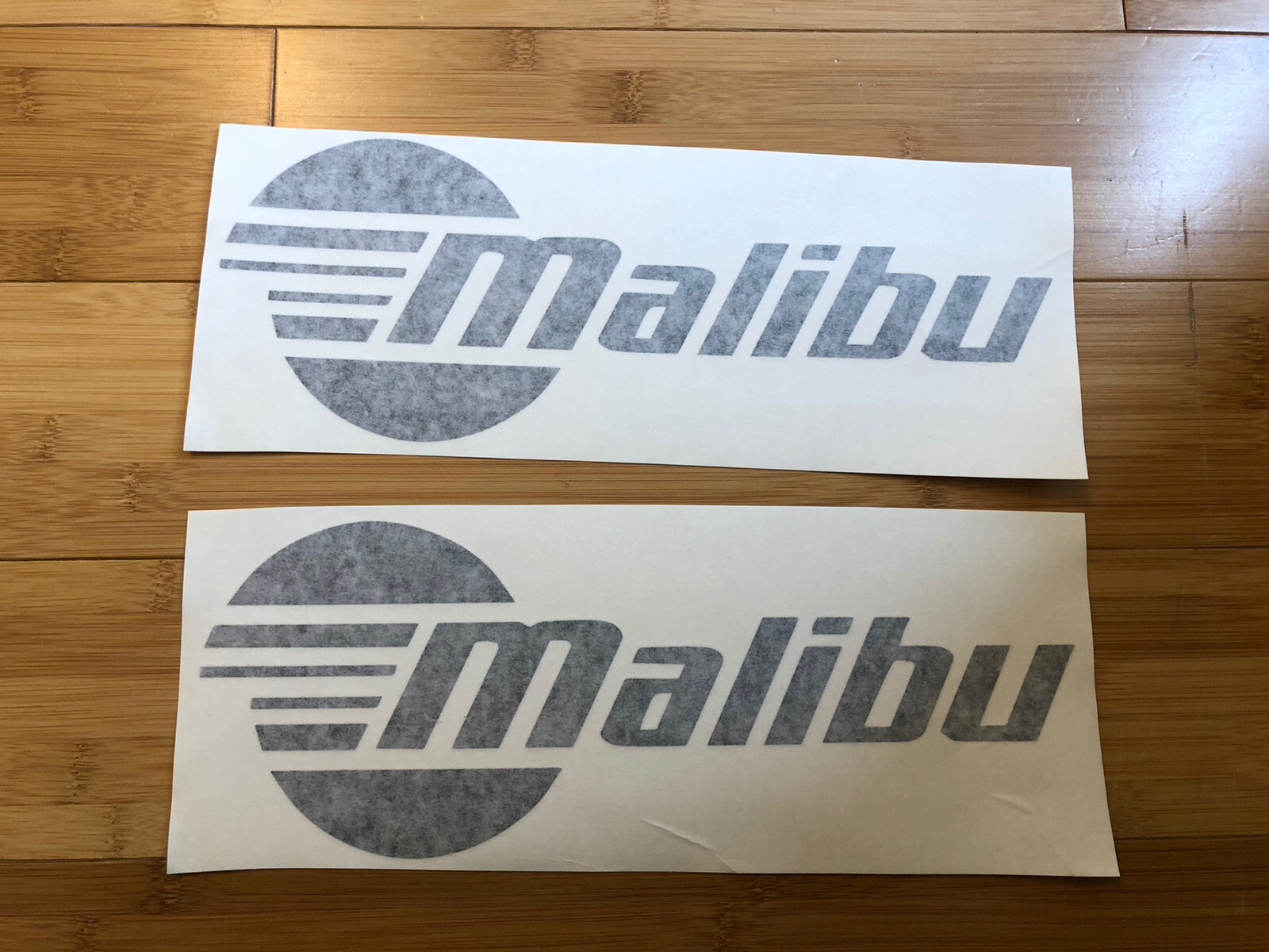 Malibu Boat 36” Replacement Black Decals Vinyl High Quality Stickers – Set Of 2