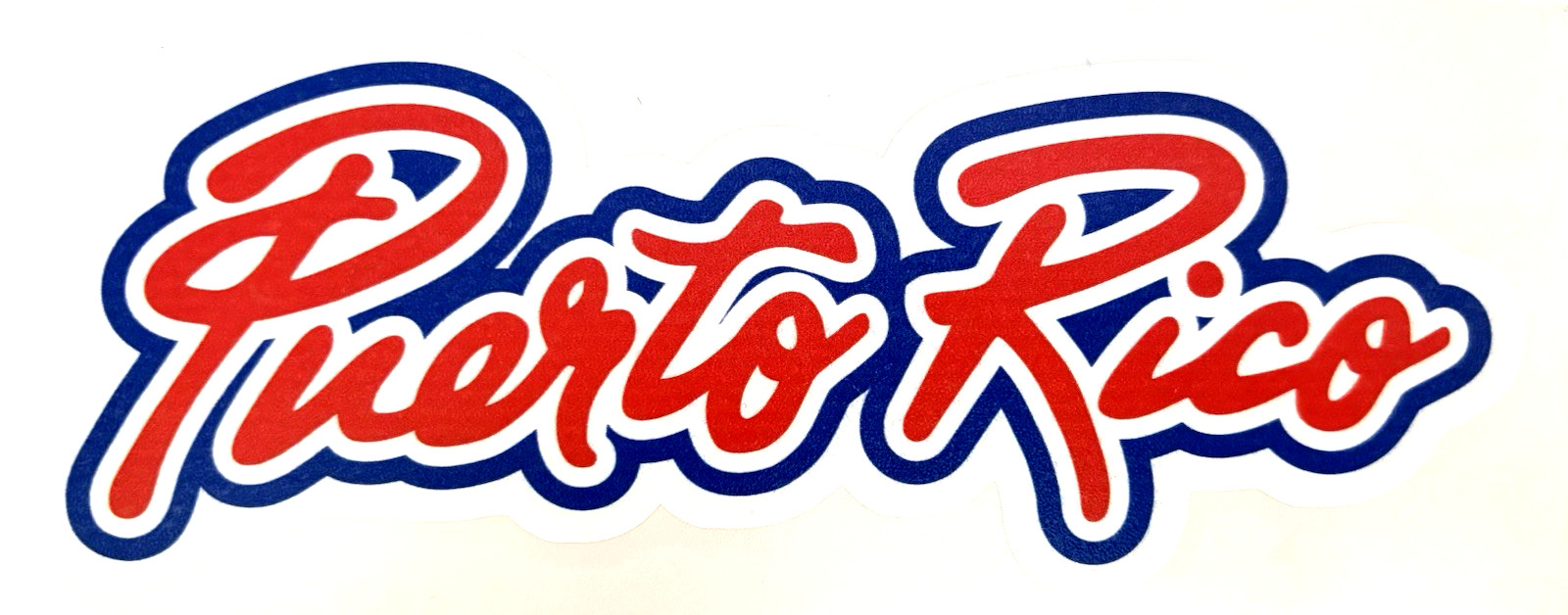 PUERTO RICO Boricua Decal Sticker Easy to Install 6.5 X 2.5 in