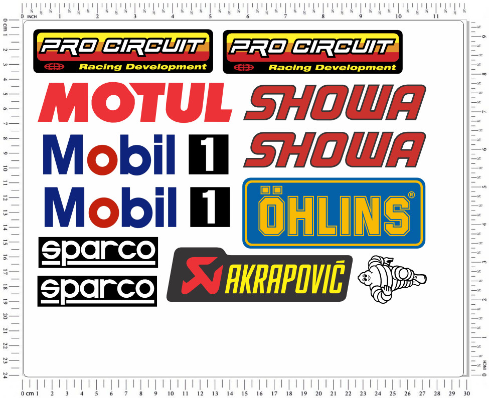 40 + Racing Decals Stickers Drag Race Nascar High Quality Vinyl FREE SHIP