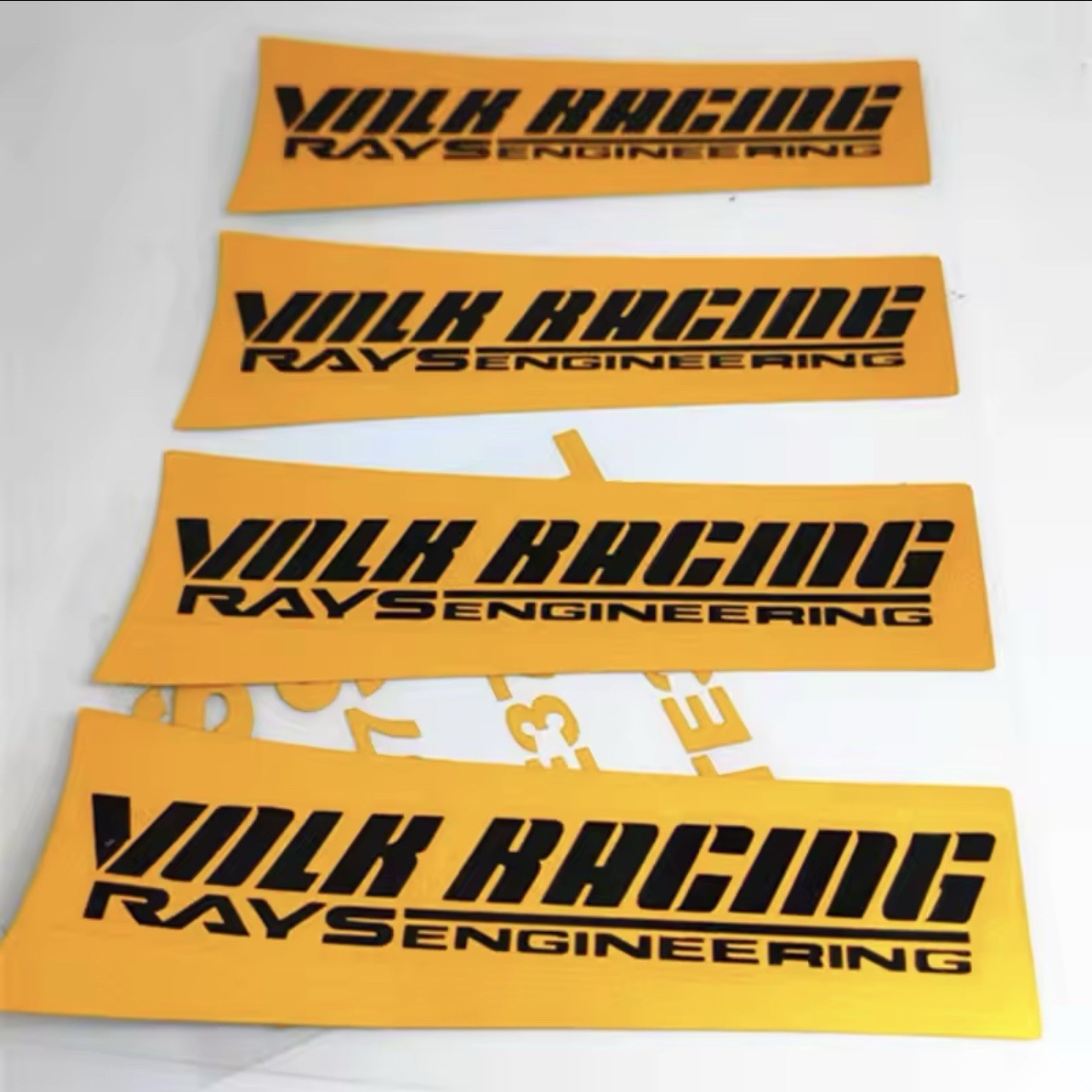 Full Set 8pcs Volk Racing TE37 SL Rays Engineering Wheel Rim Decal Sticker Kit
