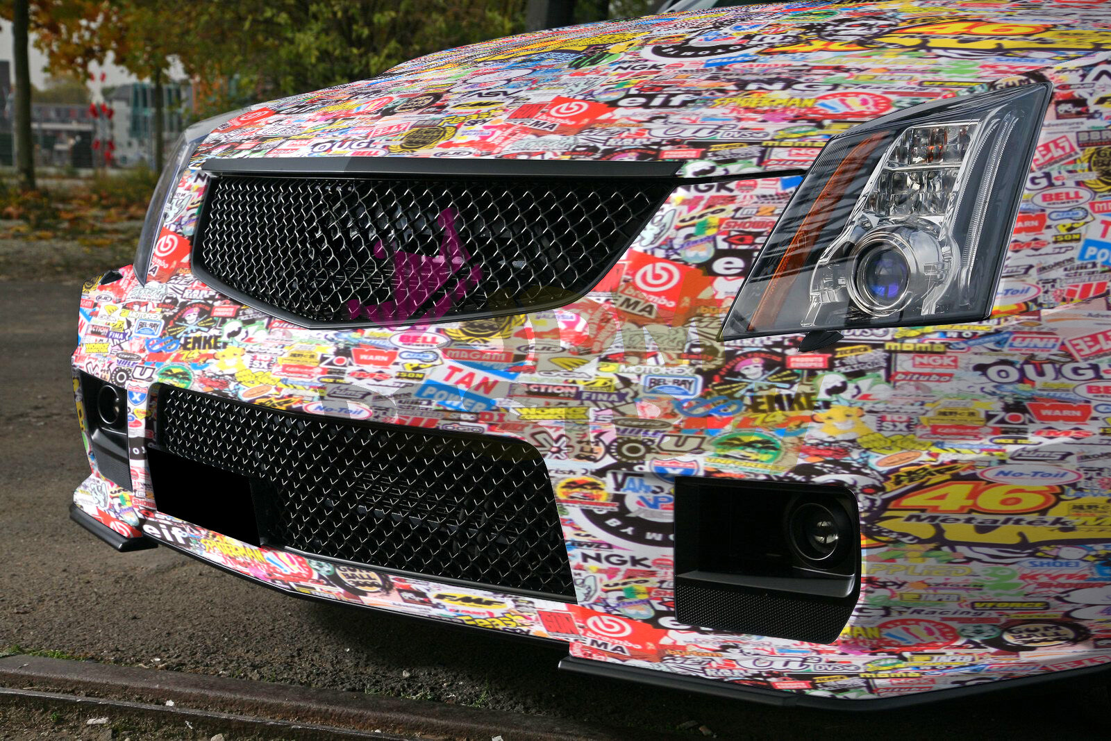 【Sticker Bomb】 Vinyl Wrap Decal Film Graffiti Cartoon JDM USDM Sheet DIY #202