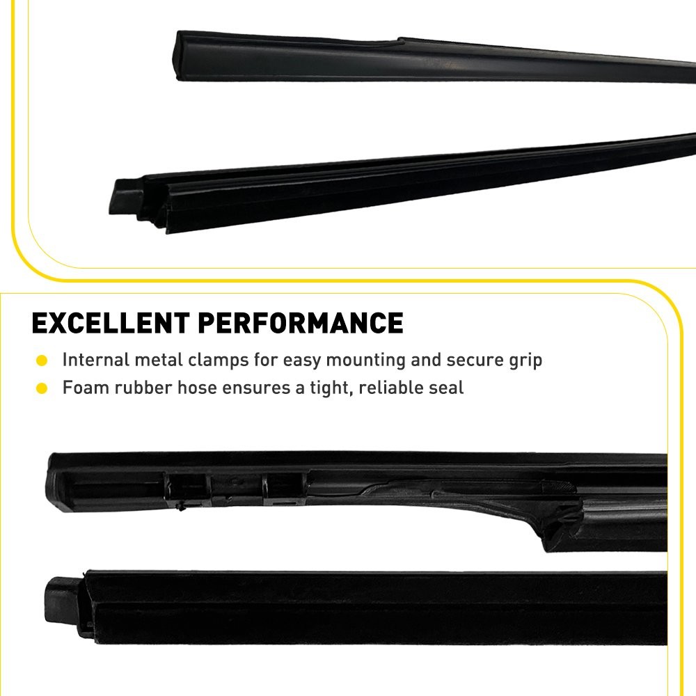 Front LH RH Door Window Belt Weatherstrip Kit For 12-22 Chevrolet Colorado 2-20X