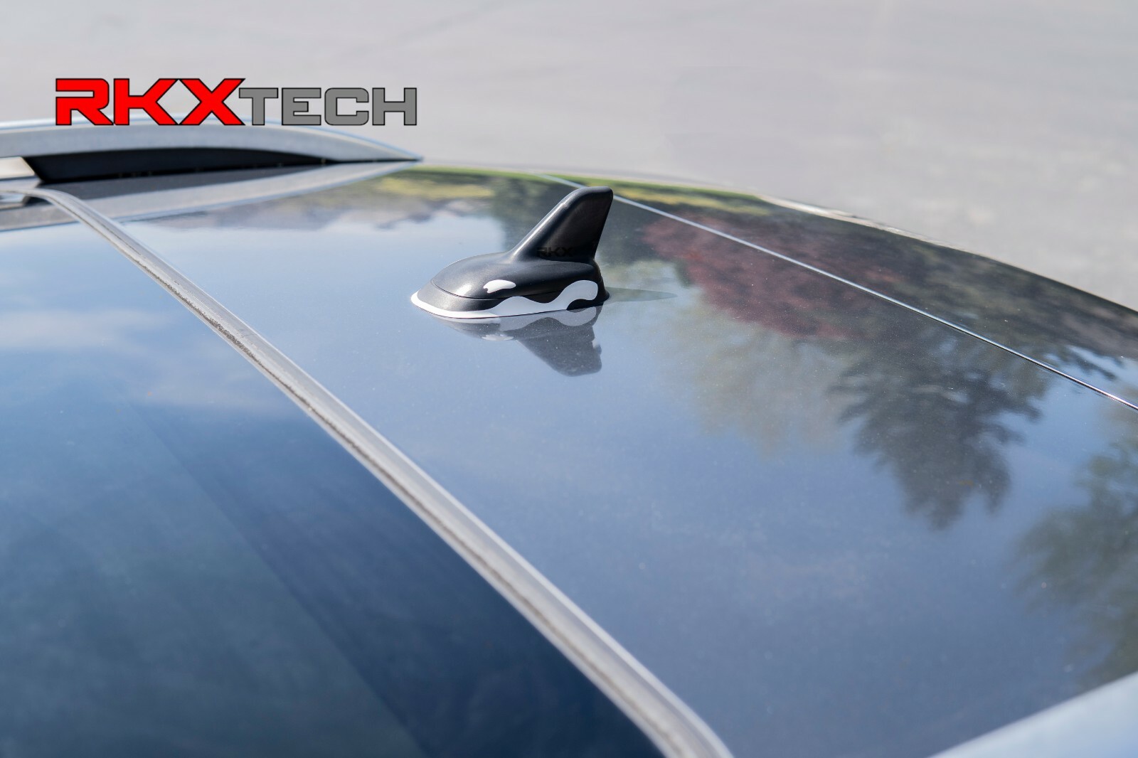 RKX Orca Whale Vinyl Wrap for Volkswagen & Audi Shark Fin antennas MK5 Mk6 A4 VW