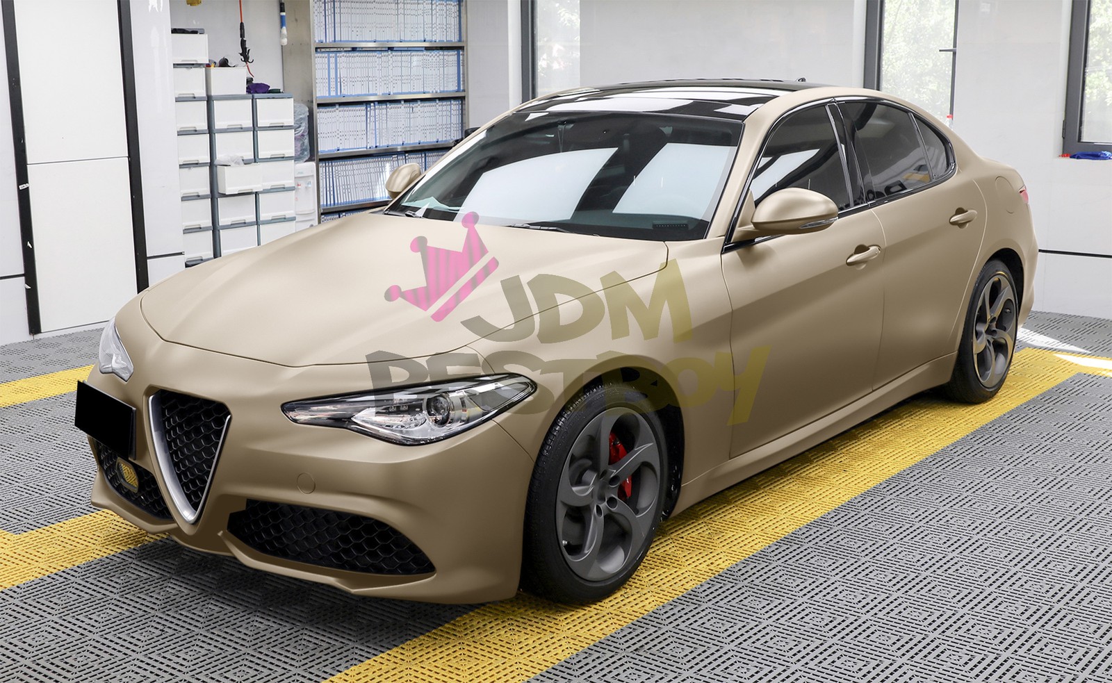 Matte Metallic Twilight Gold TPU PPF Paint Protection Film Dry Wet Vinyl Wrap