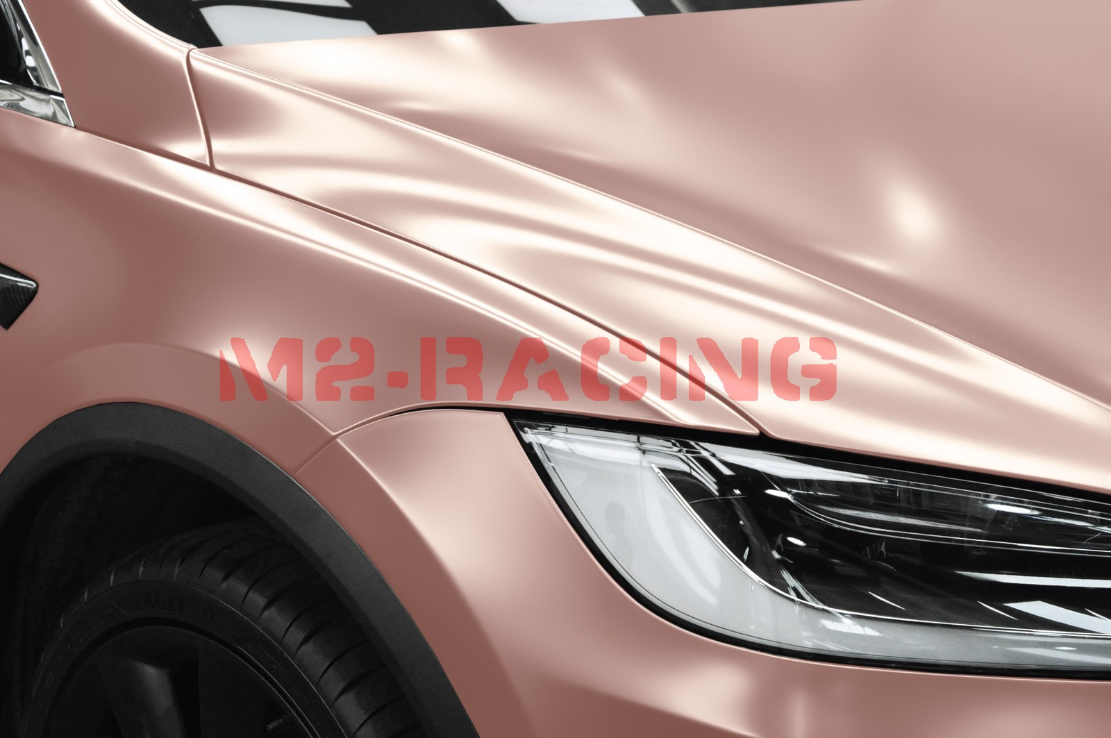 Matte Metallic Rose Gold TPU PPF Paint Protection Film Dry Wet Apply Vinyl Wrap