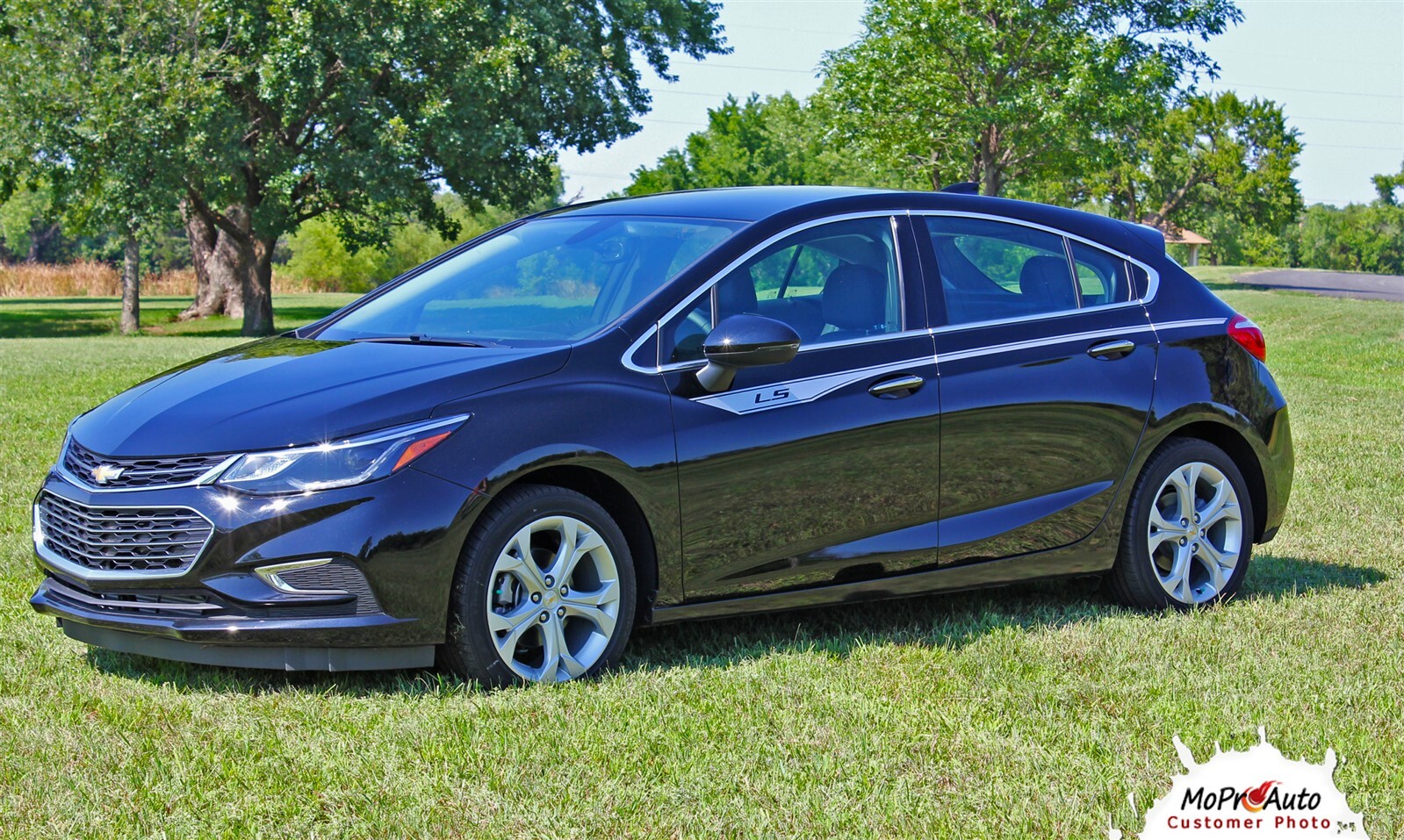 2016-2019 Chevy Cruze Upper Door Stripes Vinyl Graphic OVERPASS Decals Kit