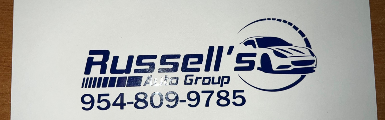 200 x AUTO DEALER DECALS – Your Logo Custom Designed 4 your dealer or campaign