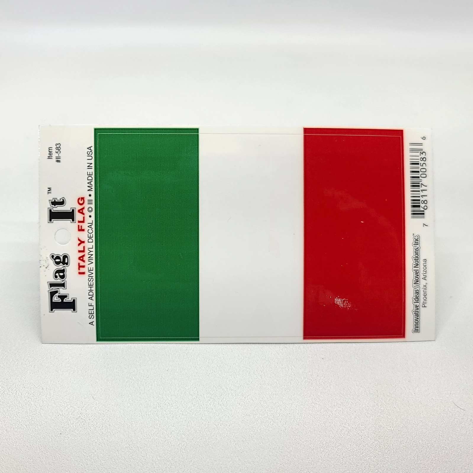 ⭐️ Flag It Italy Flag Window Bumper Vinyl Decal Sticker- 3.25″ x 4.875″