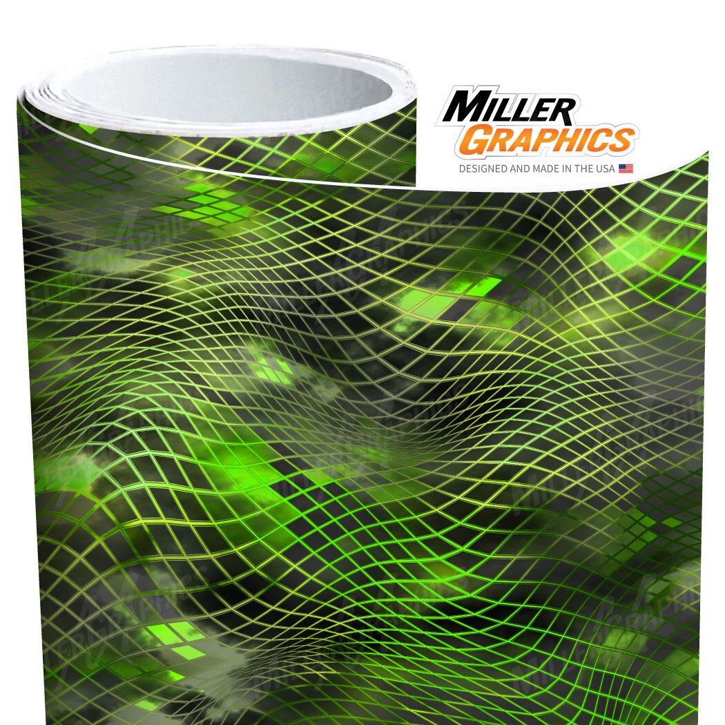 Camo Asper “Green and Black” Wrap Vinyl Roll Sheet 3M – Many Sizes Available