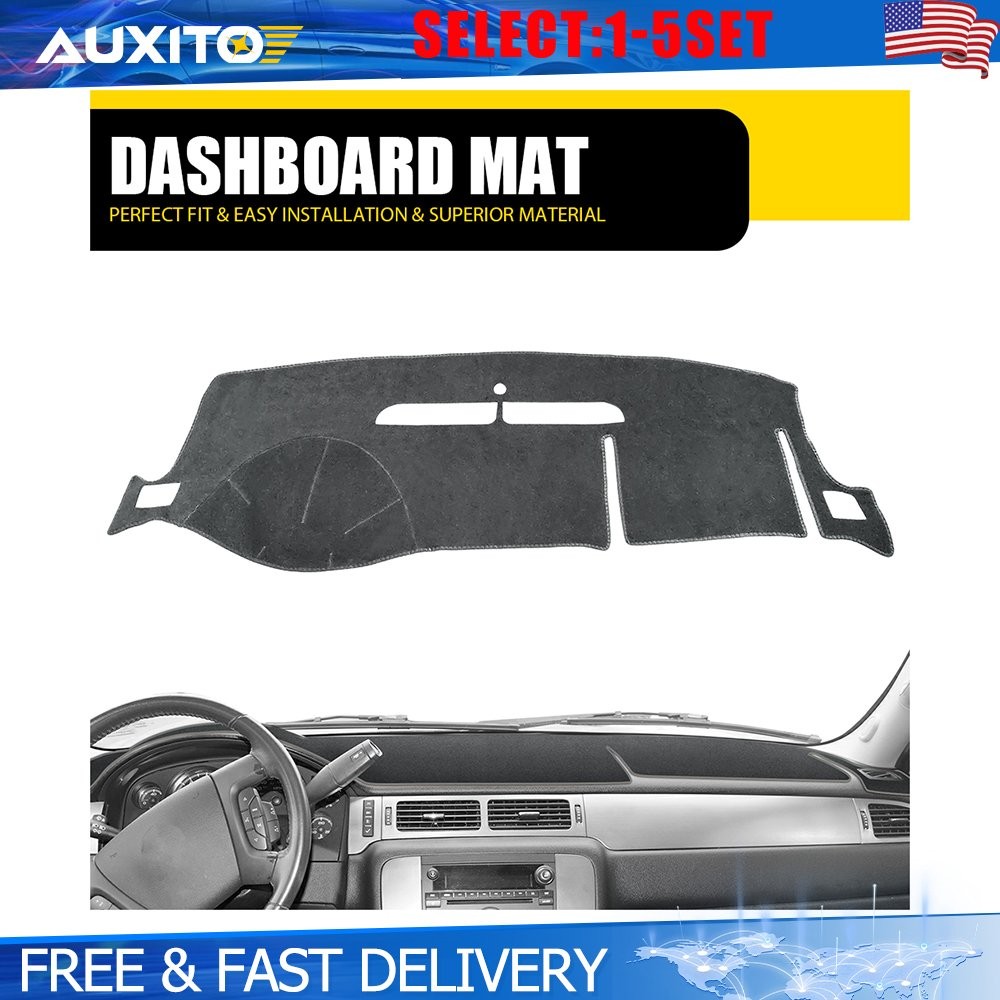 Dashboard Mat Pad Cover Gray for Chevrolet Tahoe 2007-13 & Suburban 2007-12 1-5X