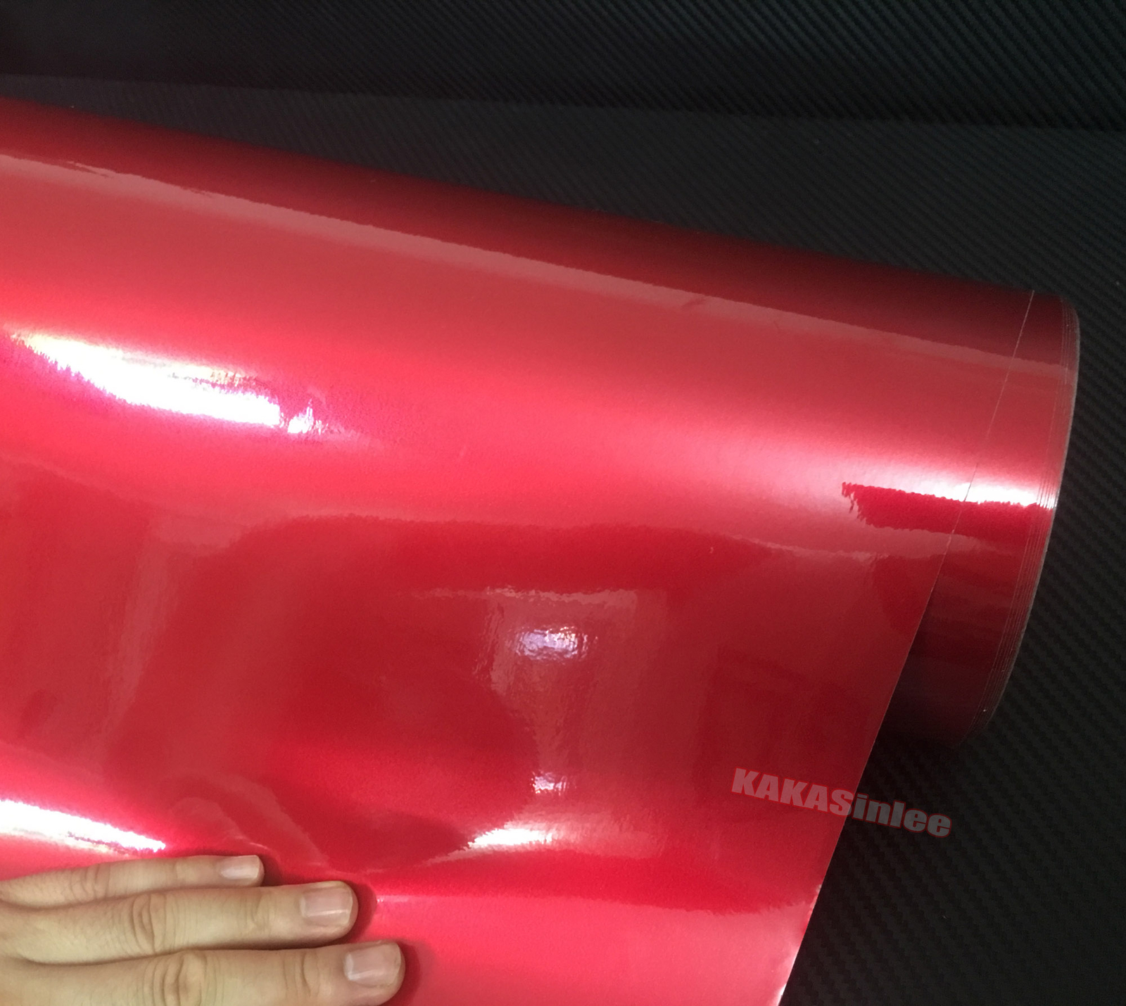 65FT Entire SUV Car Wrap Chrome Sparkle Pearl Gloss Vinyl Satin Sticker Red US