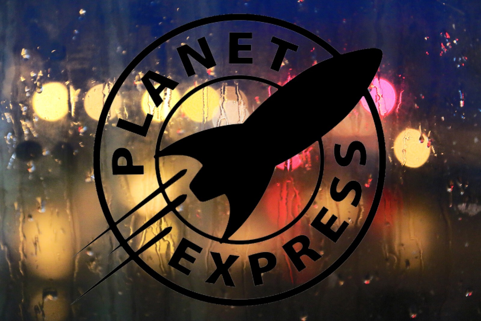 Planet Express Decal | Futurama | Vinyl | Car | Window | Laptop | Sticker