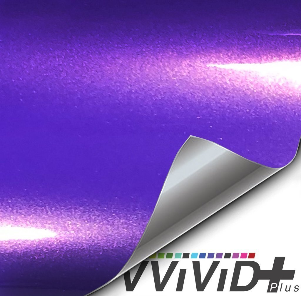 VVivid 2018 VVivid+ Poison Purple Gloss Vinyl Car Wrap Film | V229