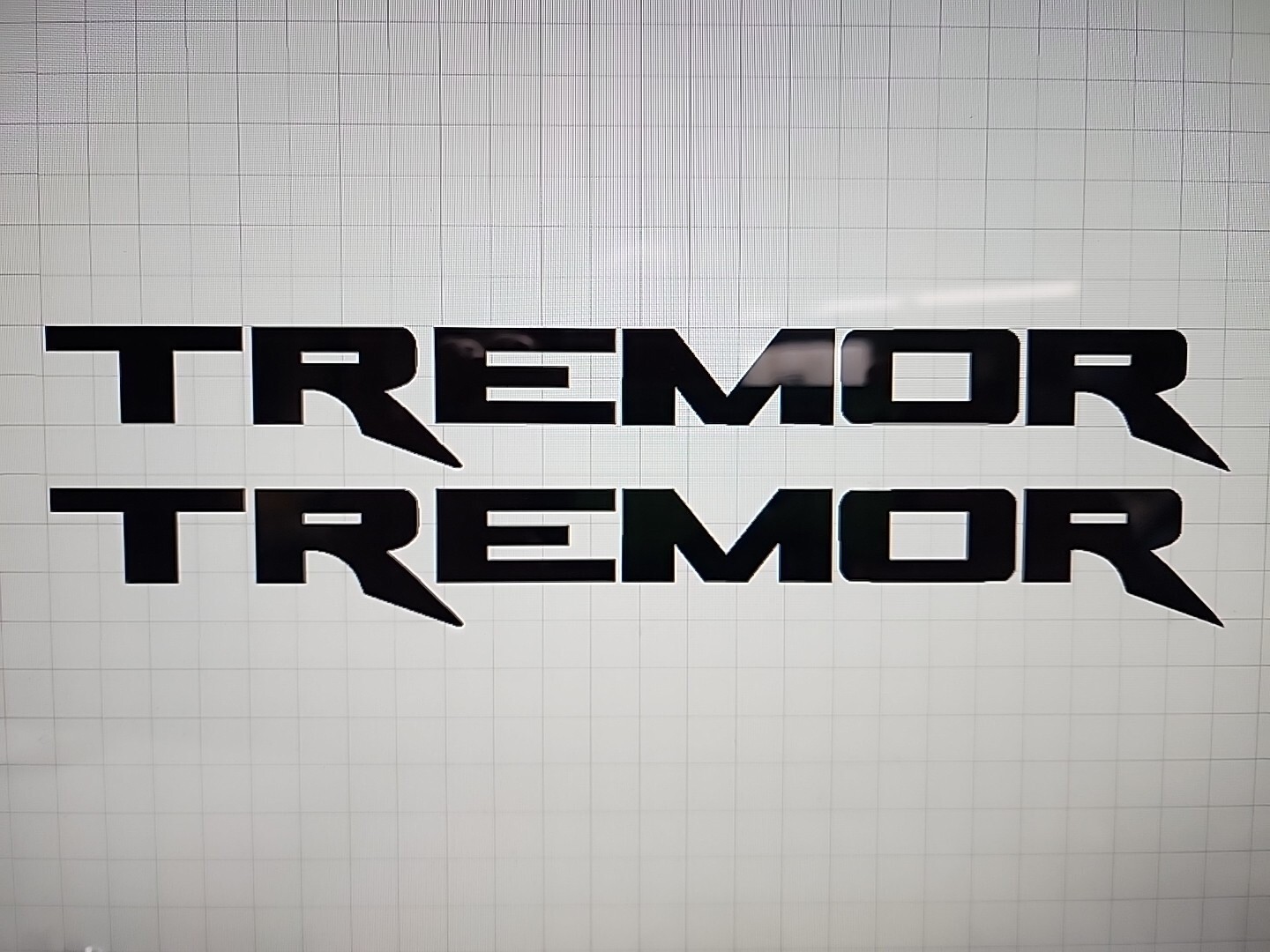 Tremor Aftermarket Replacement Decals for Truck Bed Side 2 pcs / Sticker Set