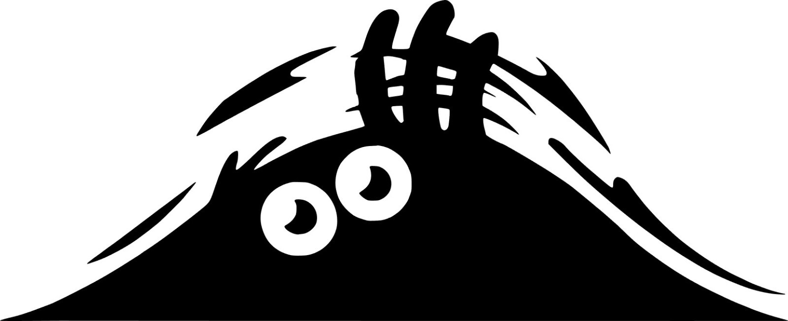 Peek A Boo Die Cut Vinyl Decal Sticker For Window Car Truck
