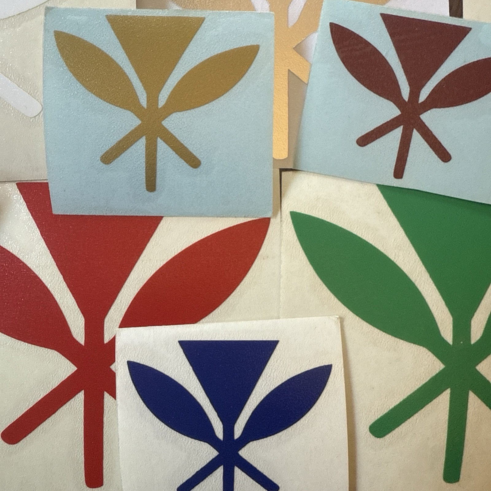 Hawaiian Kanaka Maoli Paddles Decal 1.75″ or 3″ and 16 Colors To Chose From New