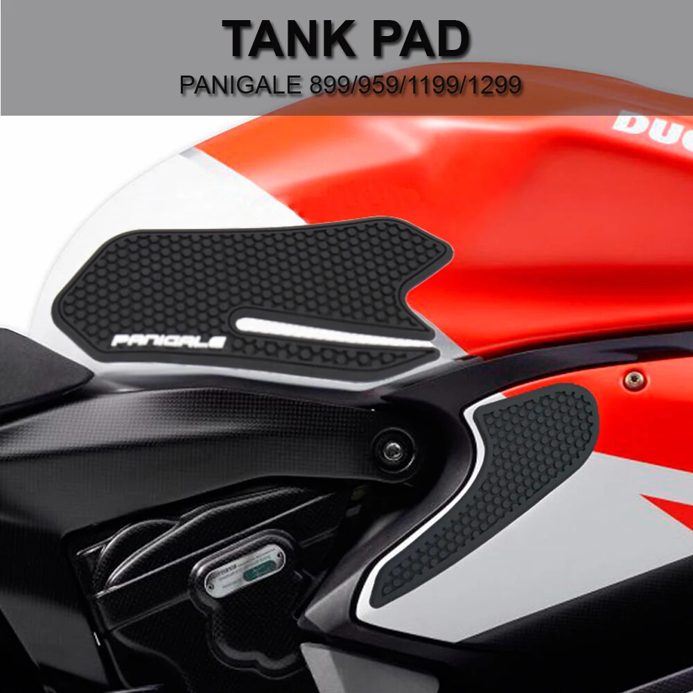 Traction Tank Pad set For DUCATI PANIGALE V2 899 959 1199 1299 Anti Slip Sticker