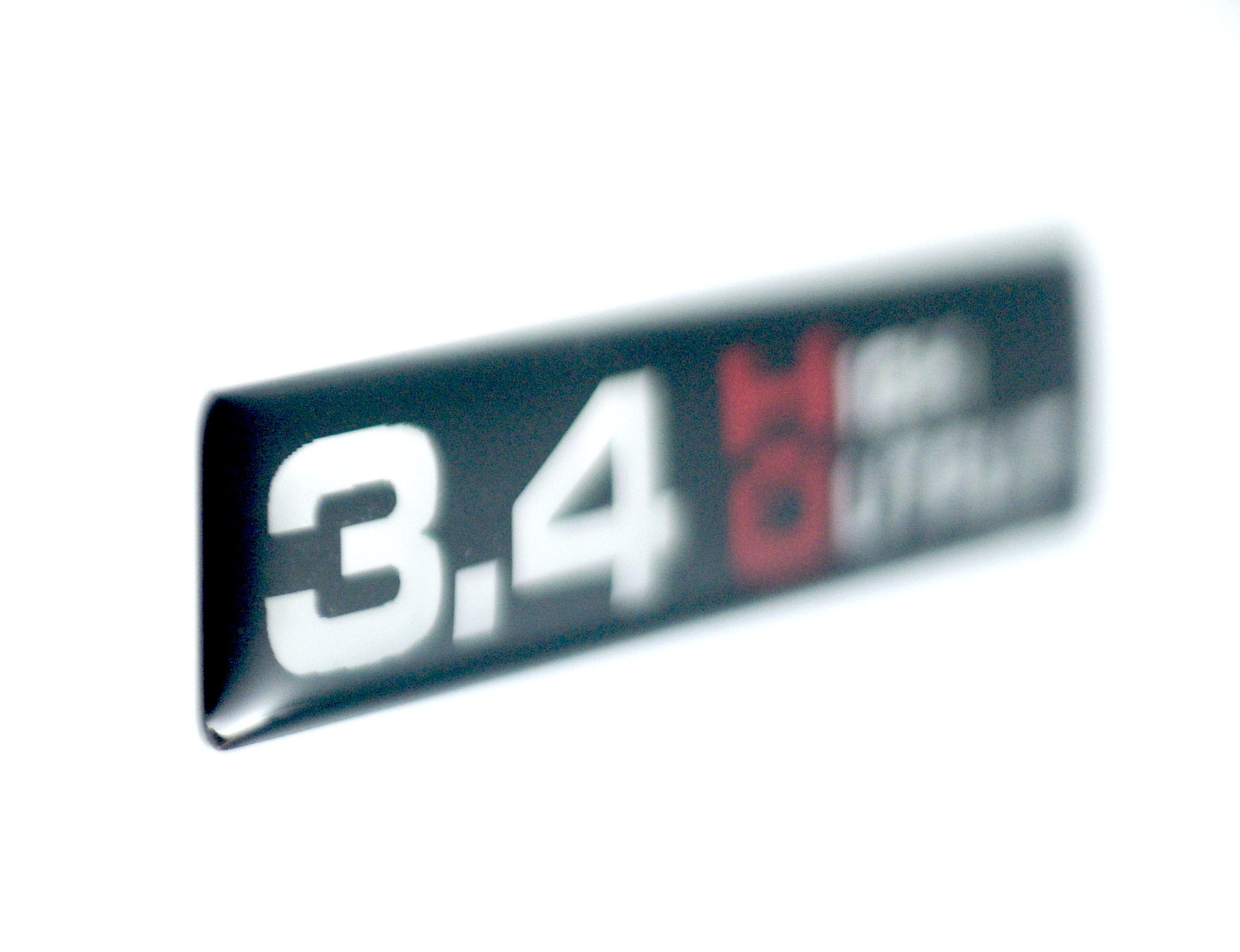 (HO) 3.4 High Output Emblem (B) Standard SATIN