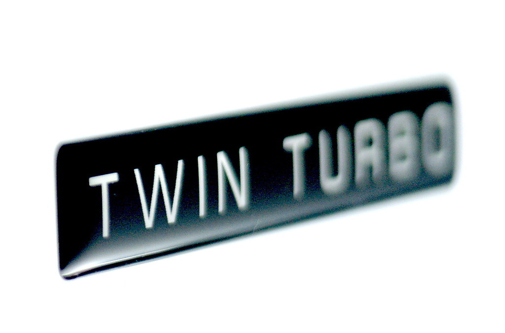 TWIN TURBO EMBLEM (B) STANDARD SATIN