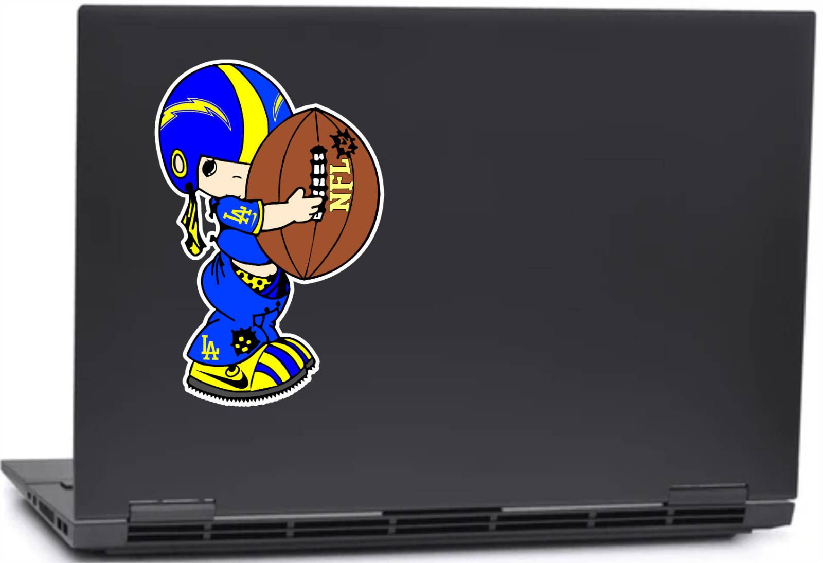 team themed PM sticker decal NEW 6 inch laminated easy to apply, 5 year waranty
