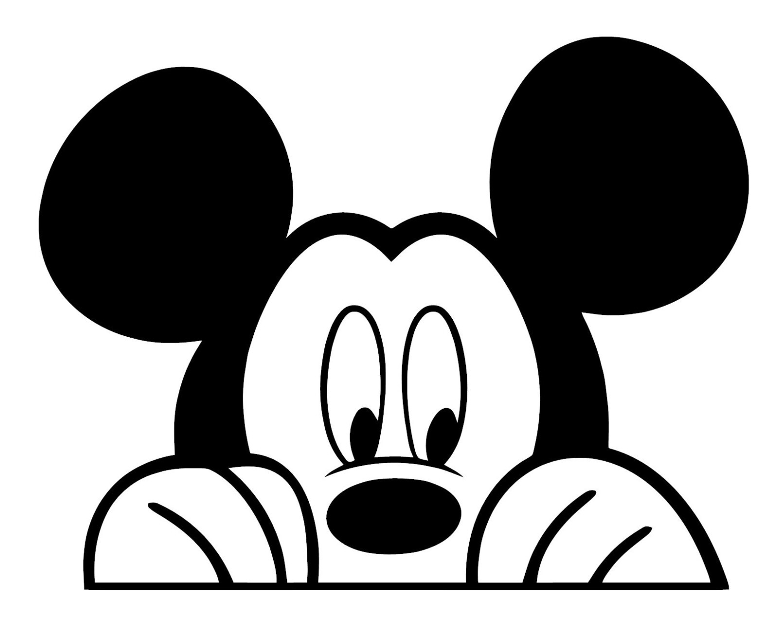 Mickey Minnie Mouse Head Vinyl Window Decal **YOU PICK** Size by Width