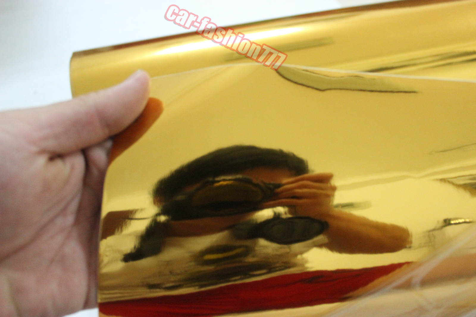 Gold – Car Wrap Satin Mirror Chrome Pearl Glossy Chameleon Vinyl Trim Sticker US
