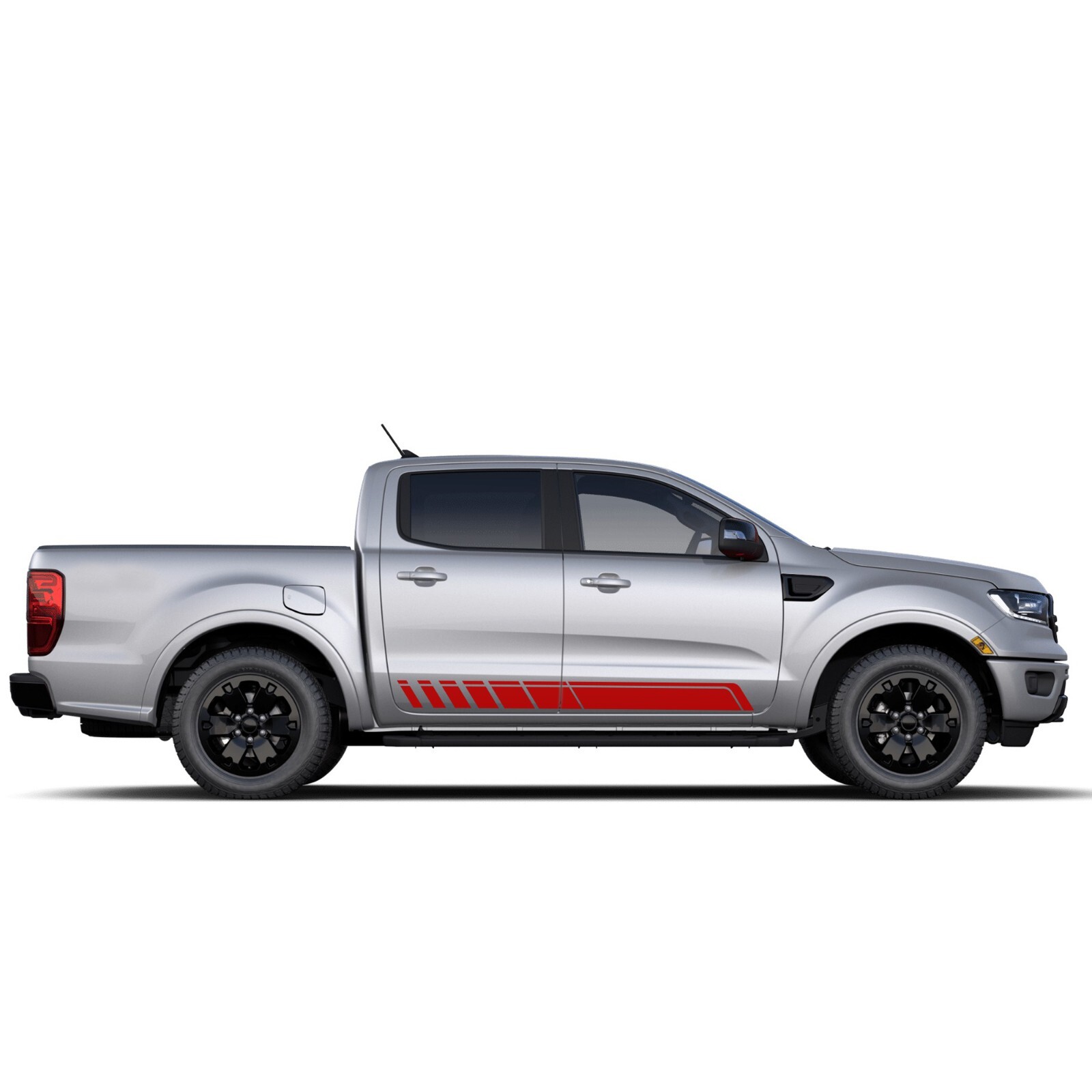 Rocker side stripes graphics stickers decals compatible with Ford Ranger
