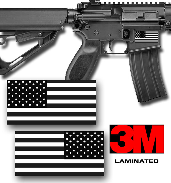 AR 15 Black Ops decal set. Left & Right Set. 3M Laminated, NRA Rifle, Gun decals