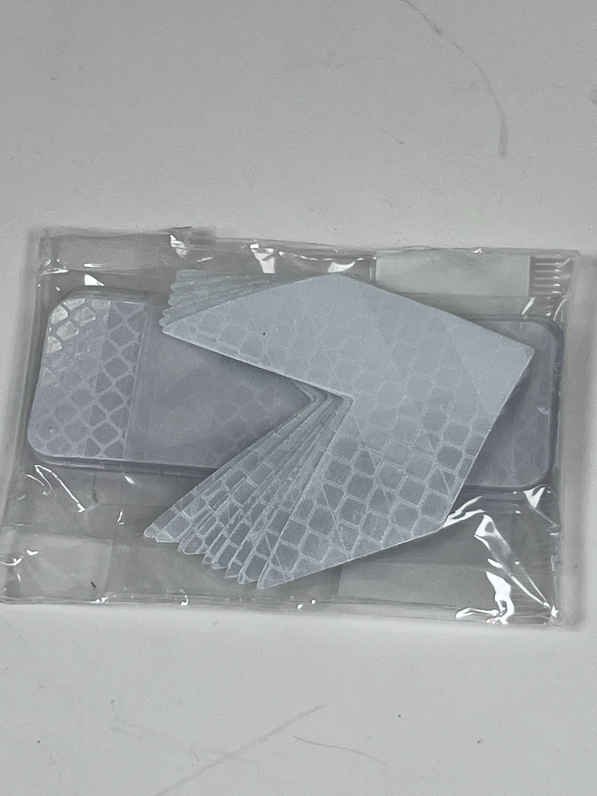 Reflective Safety Stickers Rectangle 3”x1”, V-shaped 2” Cars, Helmets, Mailboxes