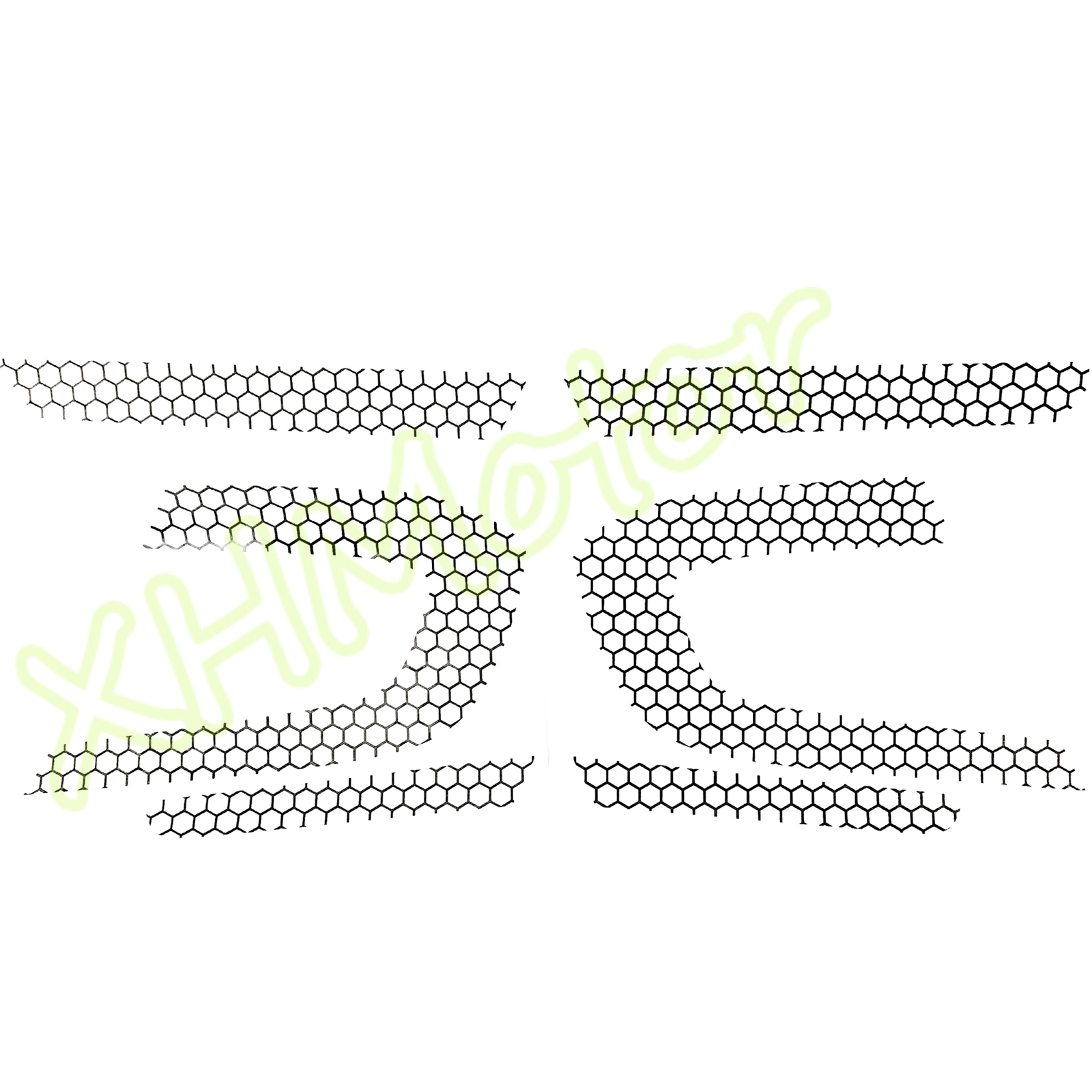 Honeycomb Taillight Lamp Decor Trim Self-Adhesive Sticker For Honda Accord 18-22