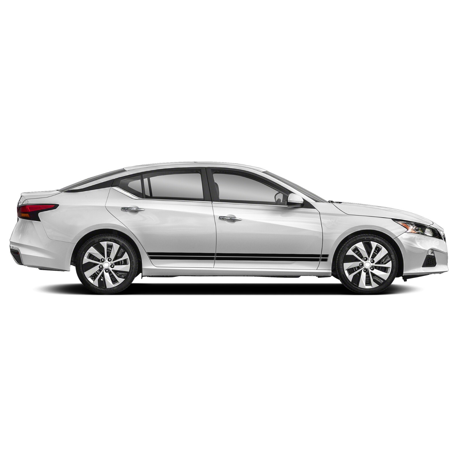 Twin stripes Decal for Nissan Altima S SV SL SR Midnight Platinum Edition design