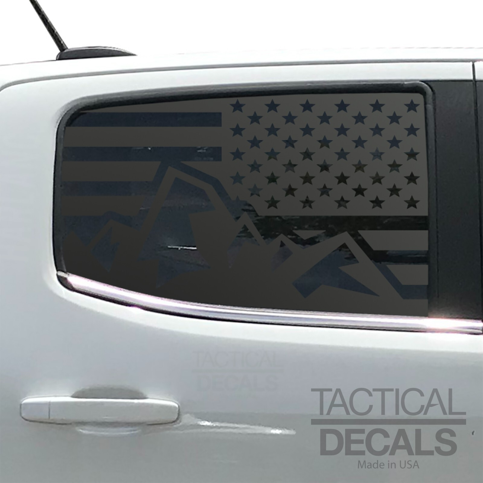 USA Flag mountain Design Decals for Crew Cab 2015-2022 Chevy Colorado CC1-CX3