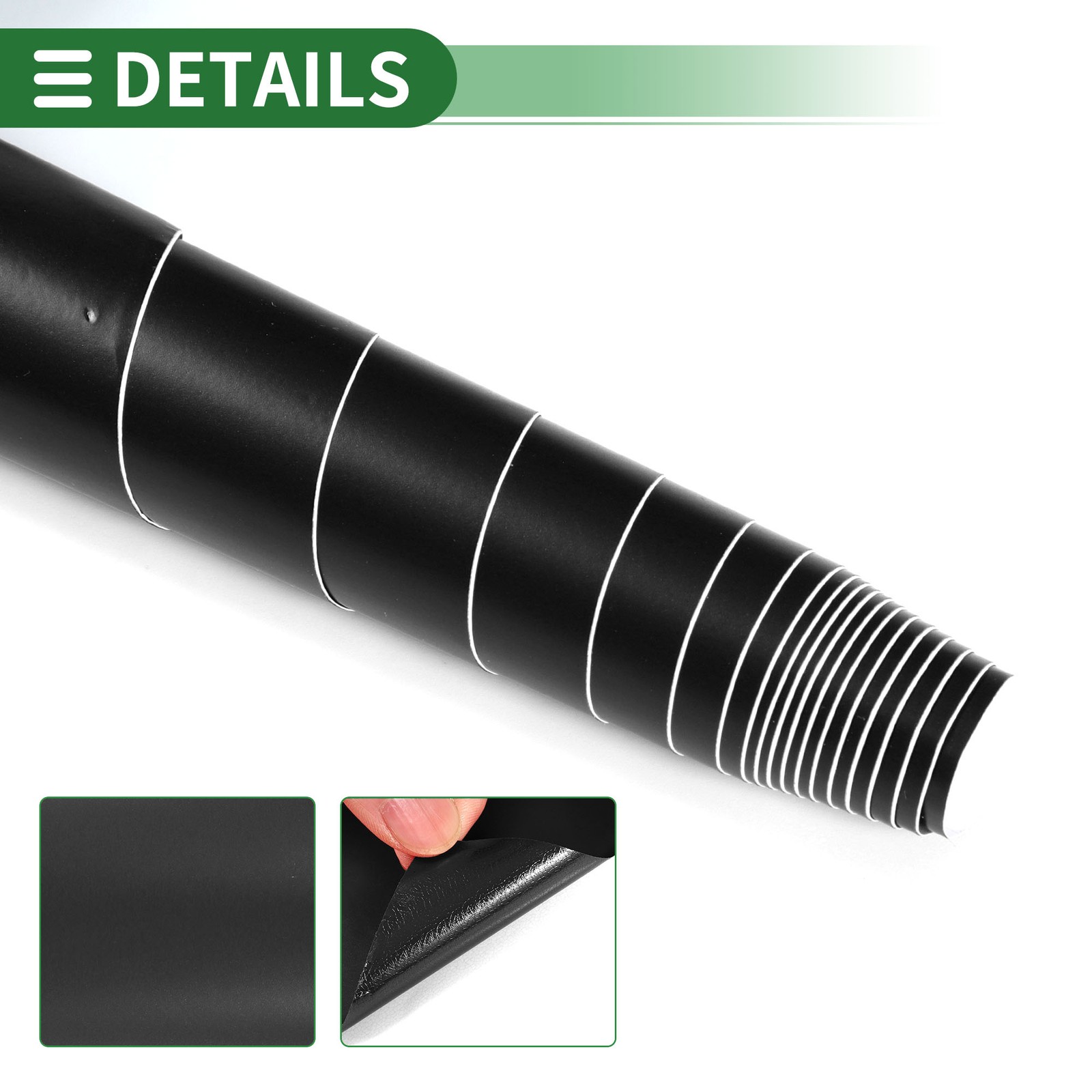 Car Wrap Film 7 ft x 59.84 inch Matte Black 1 Pc Exterior Interior Protective