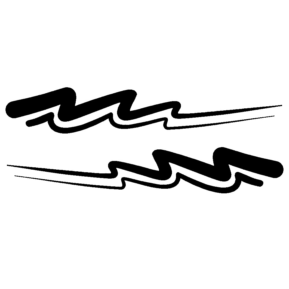 Pinstripe Decal Pair -Many Sizes and Colors to Choose From- Free US Shipping!