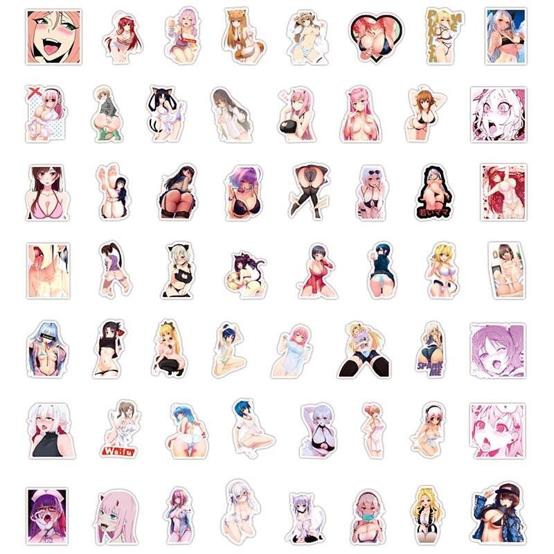 100 Pack Adult Stickers Bomb JDM Car Motorcycle Racing Helmet Vinyl Decals Lot