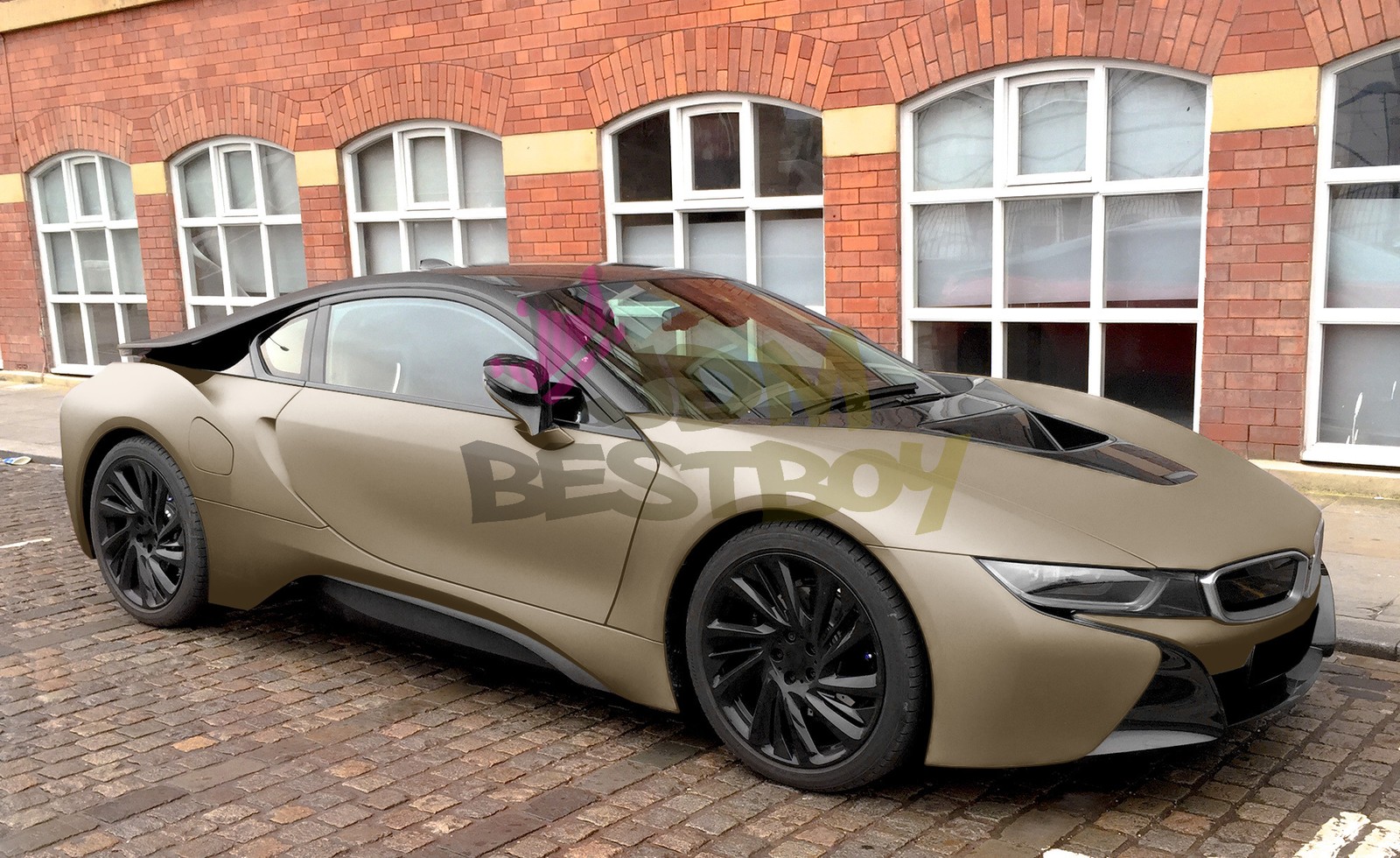 Matte Metallic Twilight Gold TPU PPF Paint Protection Film Dry Wet Vinyl Wrap