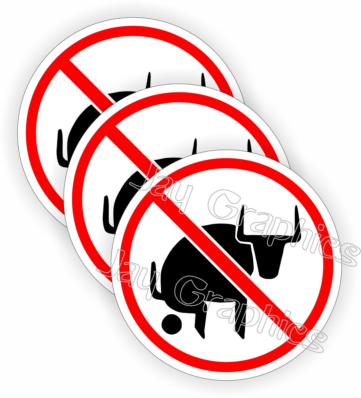 3 pcs – NO BULLSHIT 2-inch Funny Vinyl Stickers Decals Construction Helmet