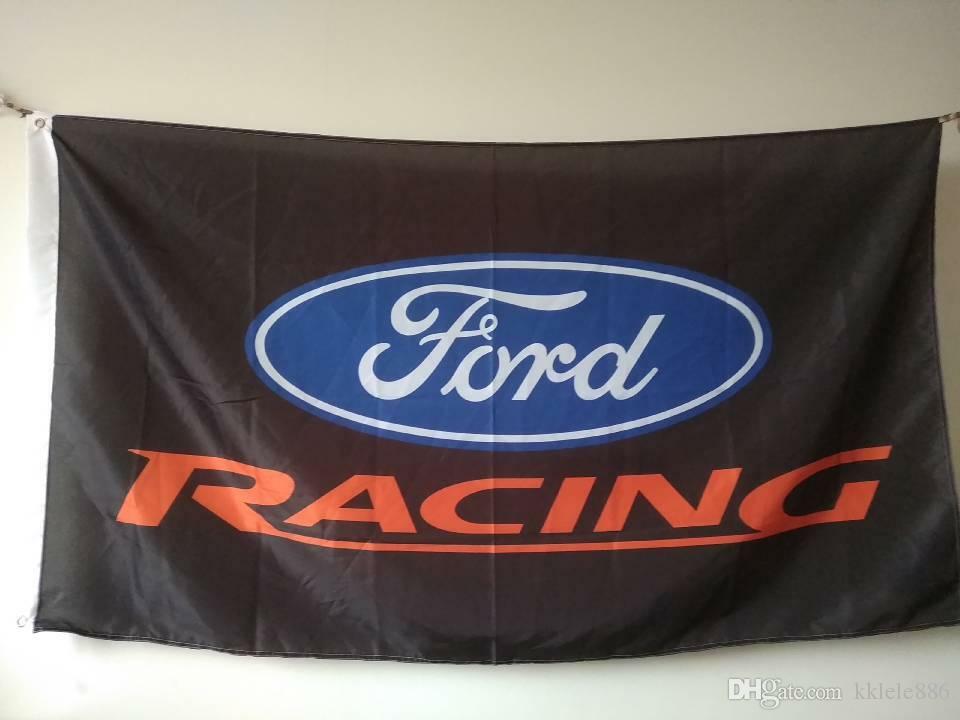 FORD RACING FLAGS 3FT X 5FT MUSTANG GT SVO TRUCK MACH 1 SHELBY STEEDA SALEEN 302