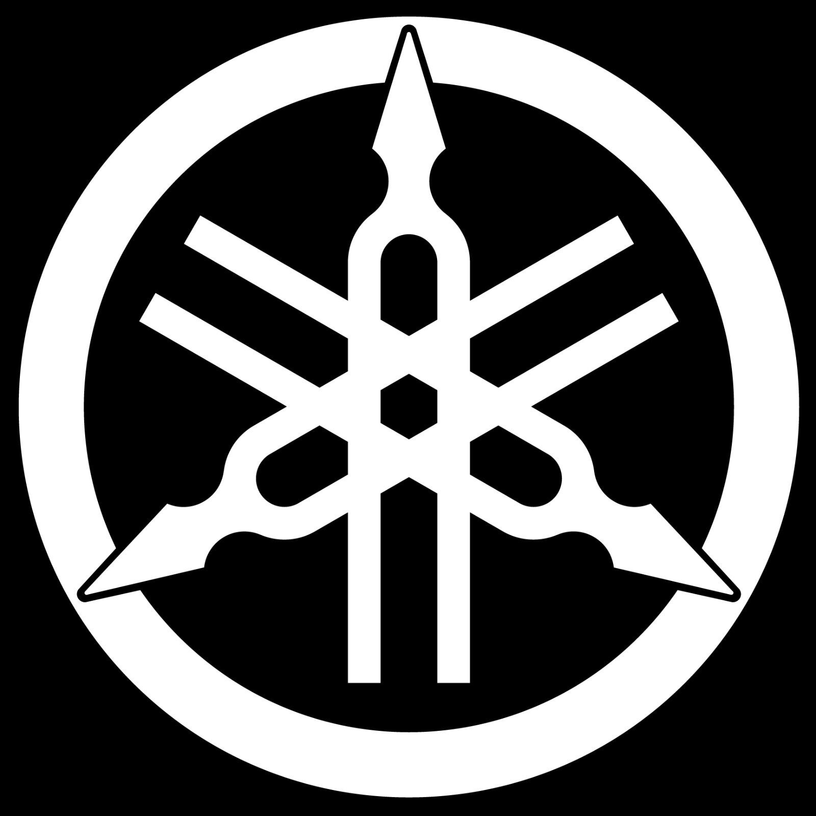 Yamaha Tuning Fork Logo Die Cut Decal / Window / Bumper Sticker 7 SIZES Off Road