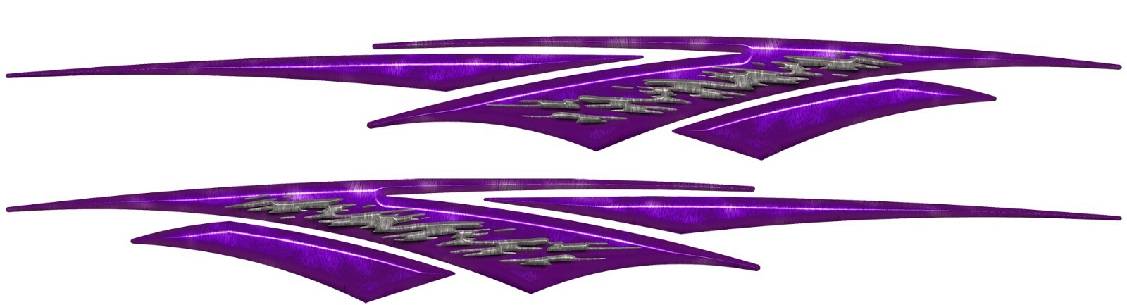 2 Car Truck Trailer Side Decals Graphics Stripes Vinyl #A1PUR
