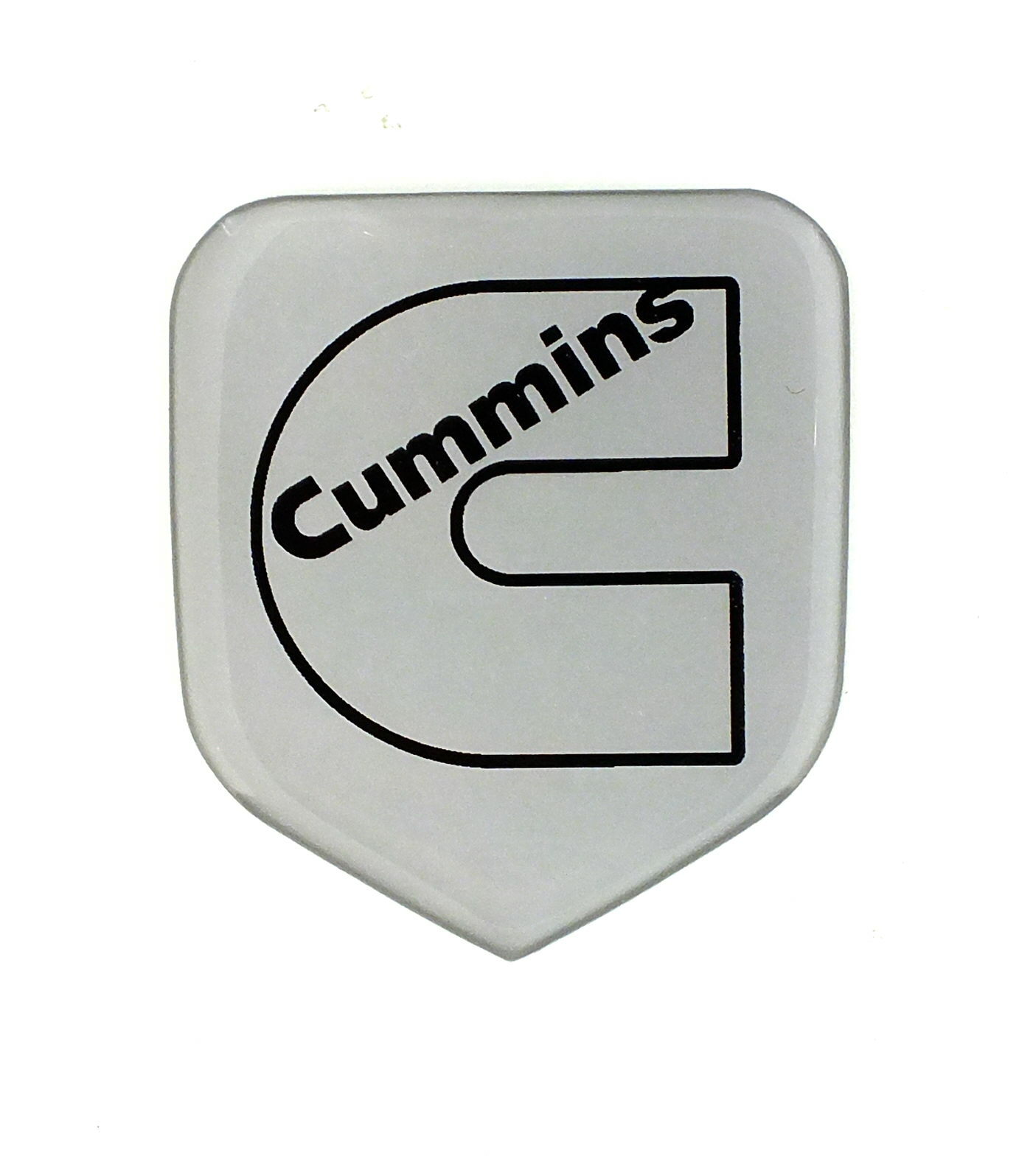 GRILLE EMBLEM fits RAM DIESEL 1994-2002 Silver / Black Outline