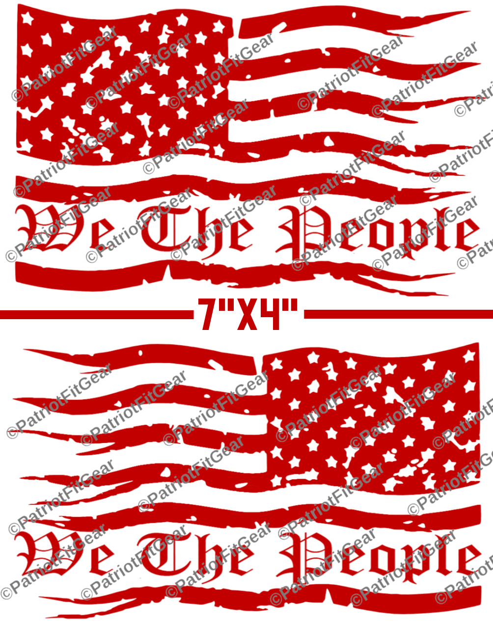 We The People,American Flag,Don’t Tread On Me,7″x4″x2,Faith Family,Vinyl Decal