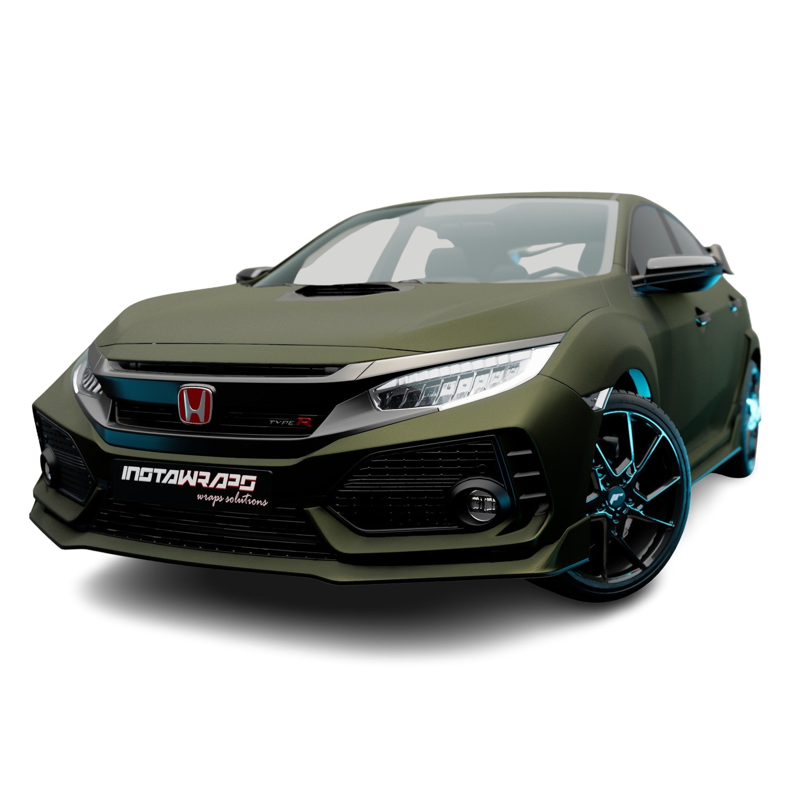 Avery Dennison SW900 Supreme Matte Moss Green Metallic Vinyl Car Wrap | 737-S